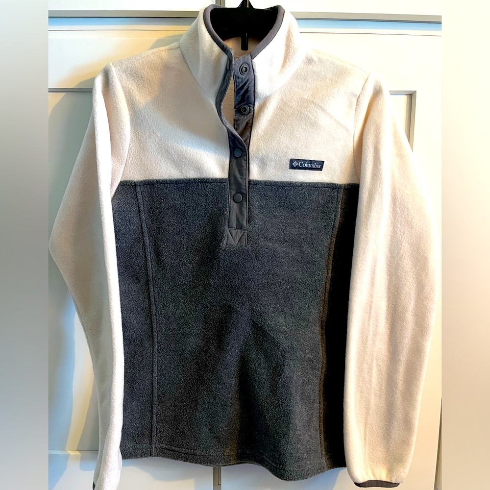 Columbia fleece quarter snap